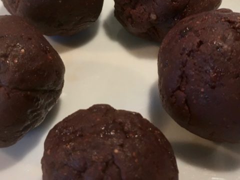 Delicious Vegan Chocolate Cherry Truffles that are Also Good for You