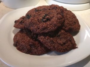 Gluten-Free Vegan Double Chocolate Cherry Cookies