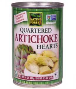 canned artichoke hearts