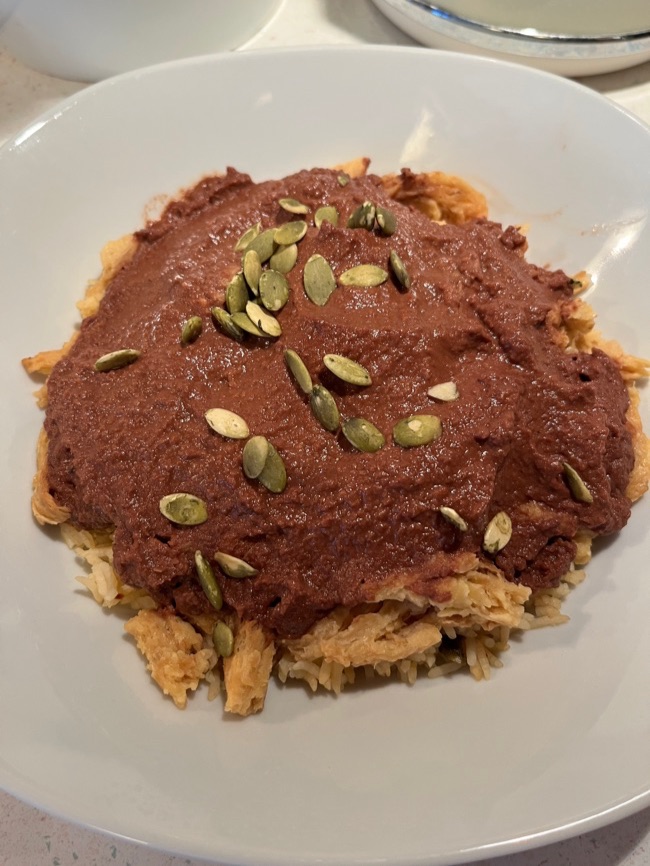 fast and fabulous vegan mole sauce