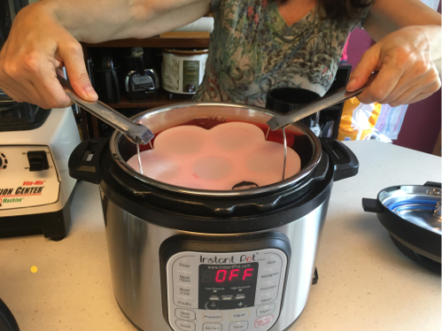 how to remove rack egg bite mold instant pot