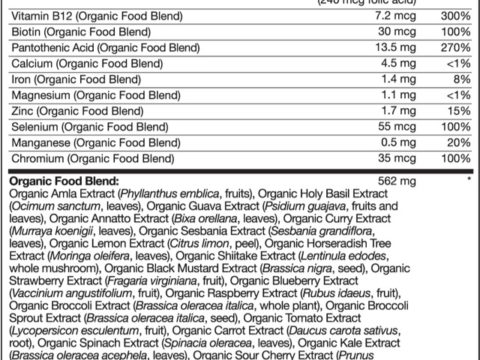 Kirkland Organic Vegan Multivitamin from Costco