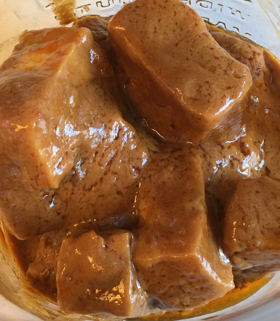 This Tofu in Spicy (or Not) Peanut (or Not) Sauce Can be Made Sous Vide (or Not)!