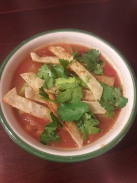 Black Bean Tortilla Soup—Vegan, Gluten-Free and Filling